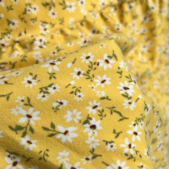 🌴 SO Yellow Floral Tie-Shoulder Romper | Girls Size M - Picture 7 of 11